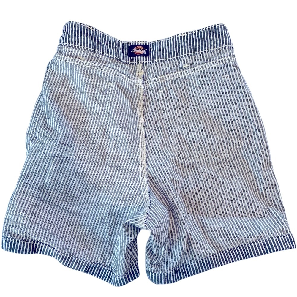 Dickies Hickory Railroad Pinstripe Airforce Blue White Button Cargo Shorts 26 3 - Picture 6 of 12
